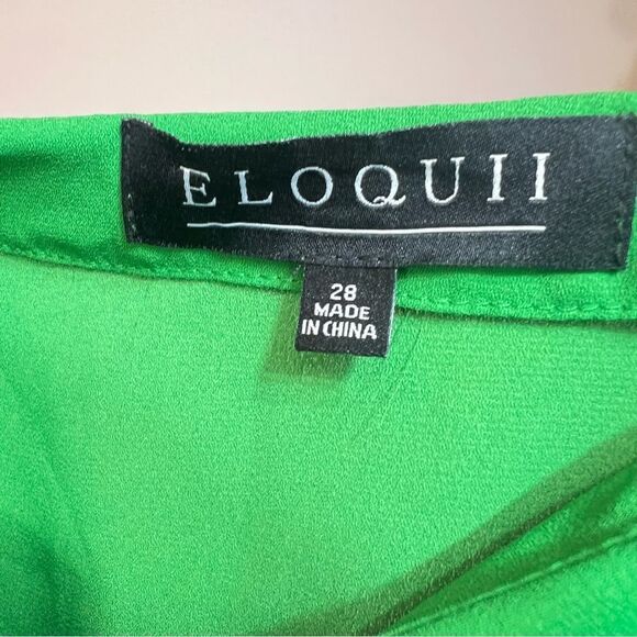 Eloquii Green Blouse - Picture 3 of 4